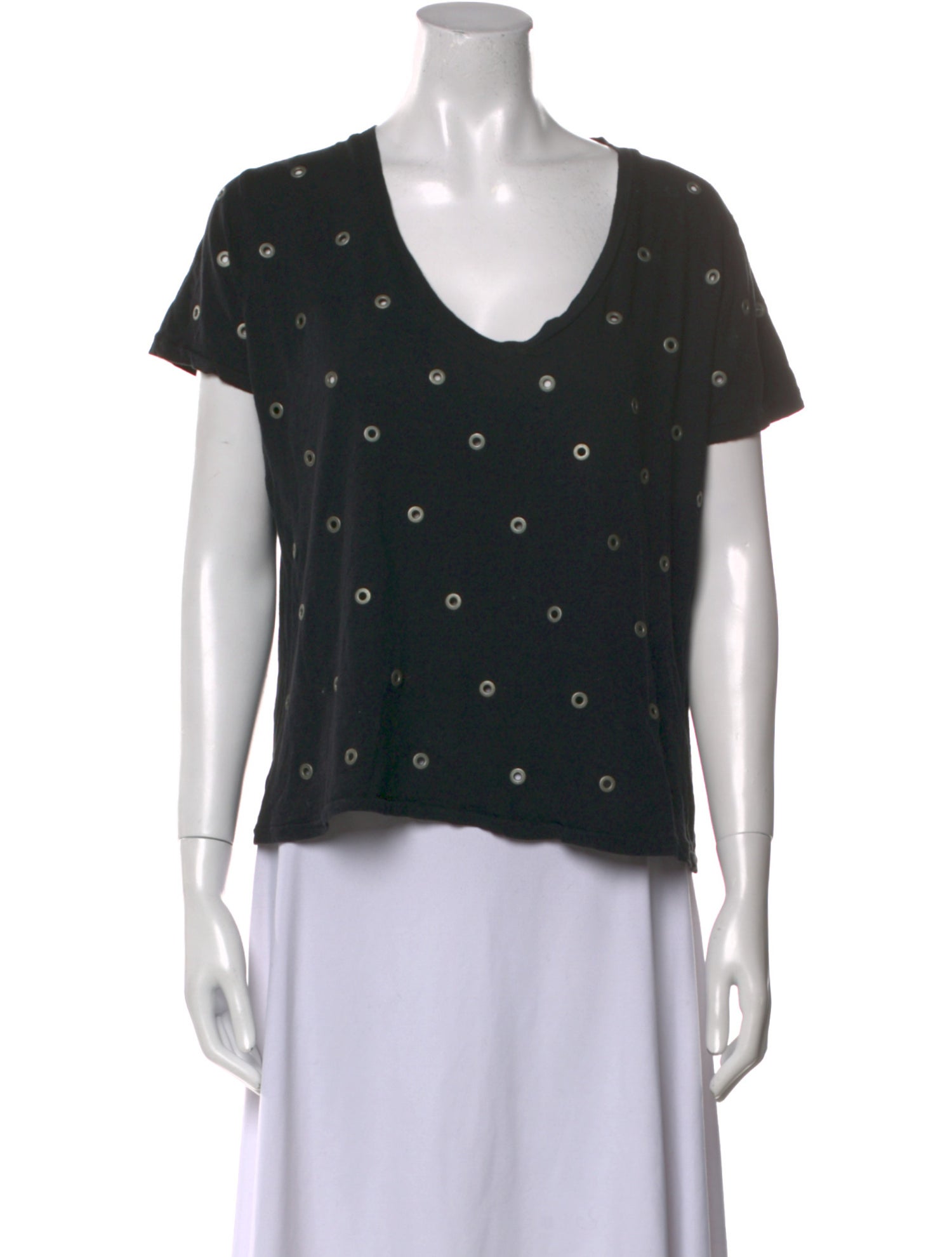 Beau Souci Printed V-Neck T-Shirt