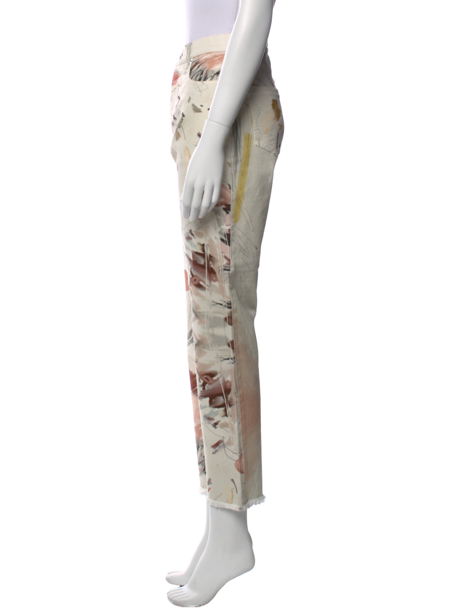 Beau Souci Printed Straight Leg Pants