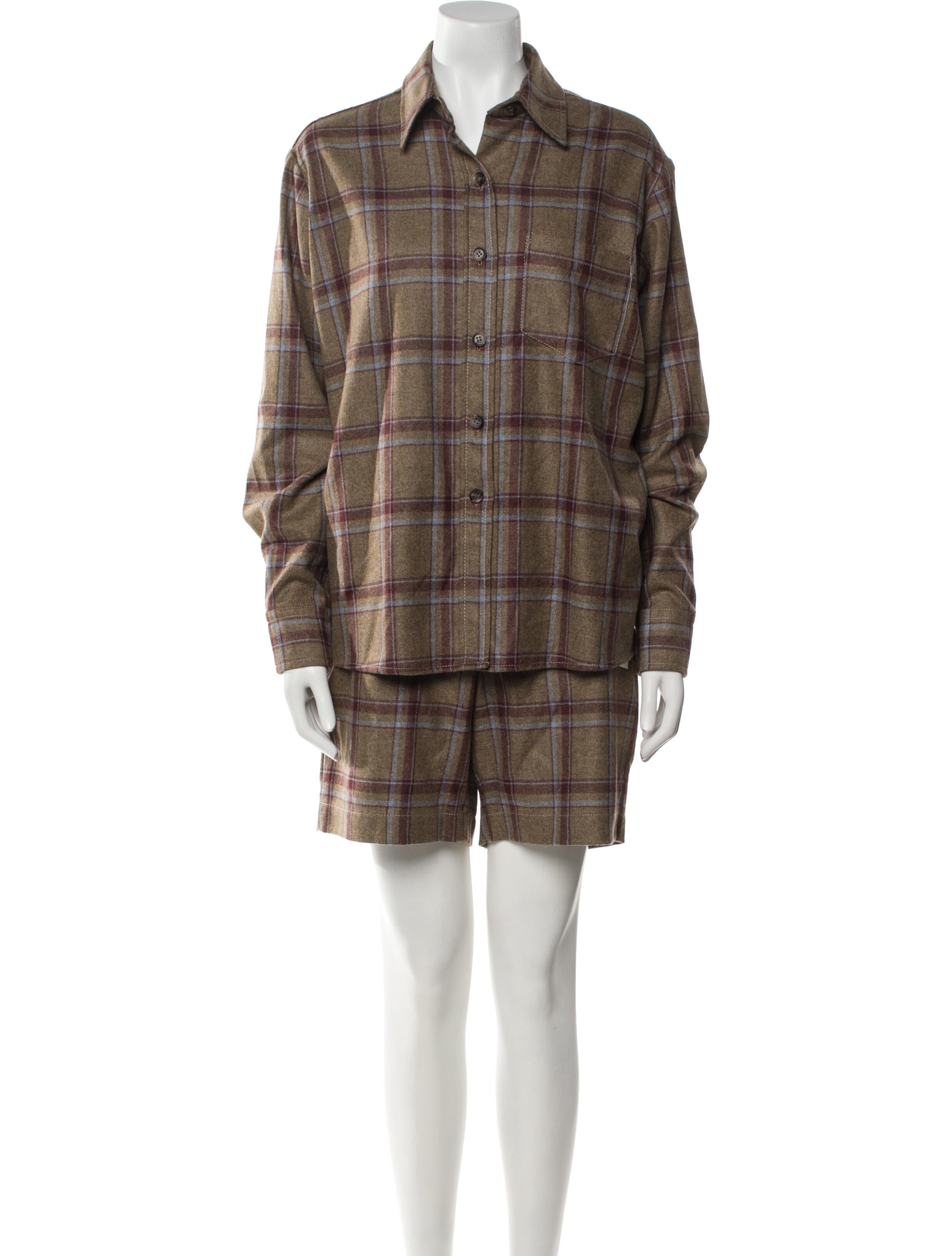 Beau Souci Cashmere Printed Short Set