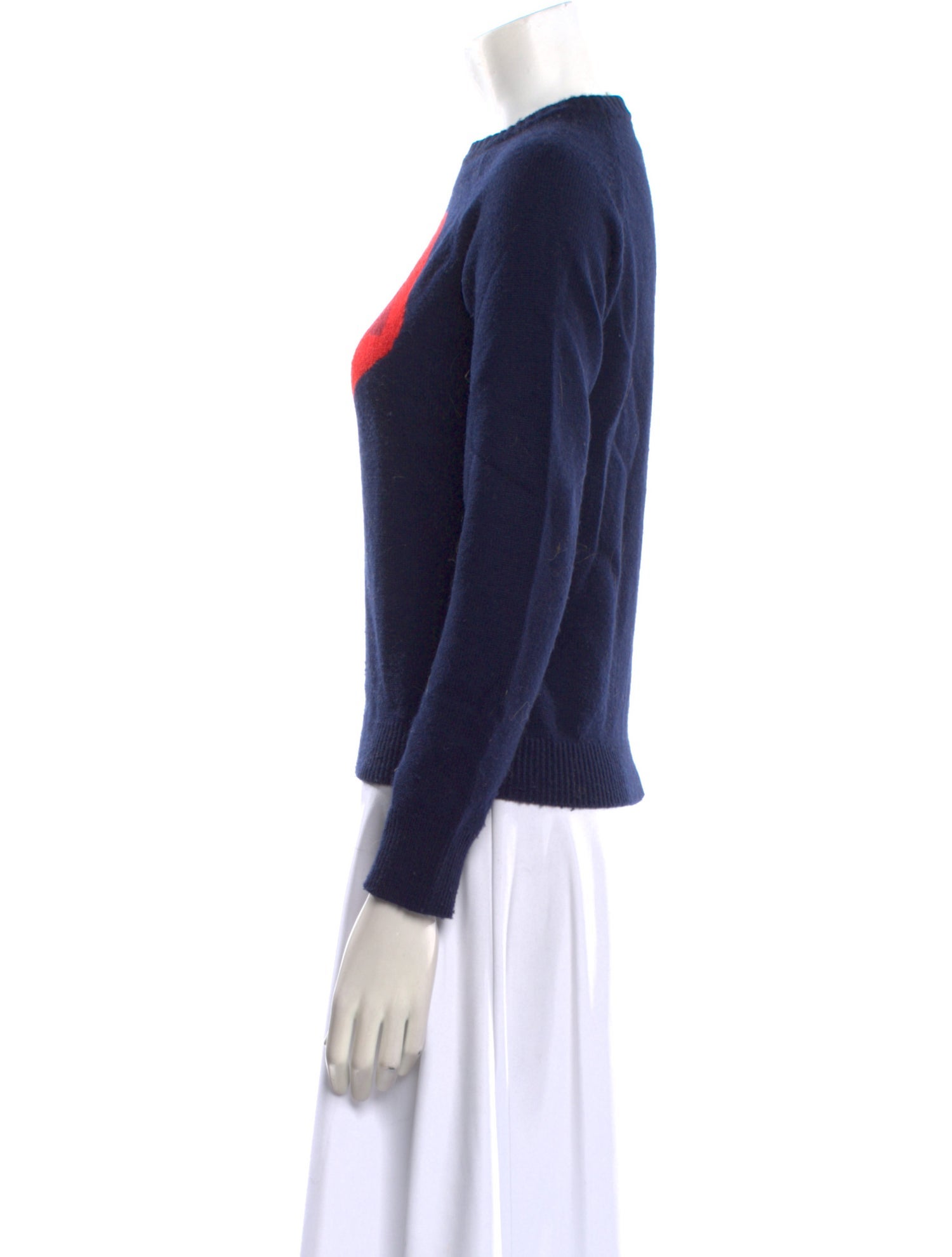 Beau Souci Wool Graphic Print Sweater