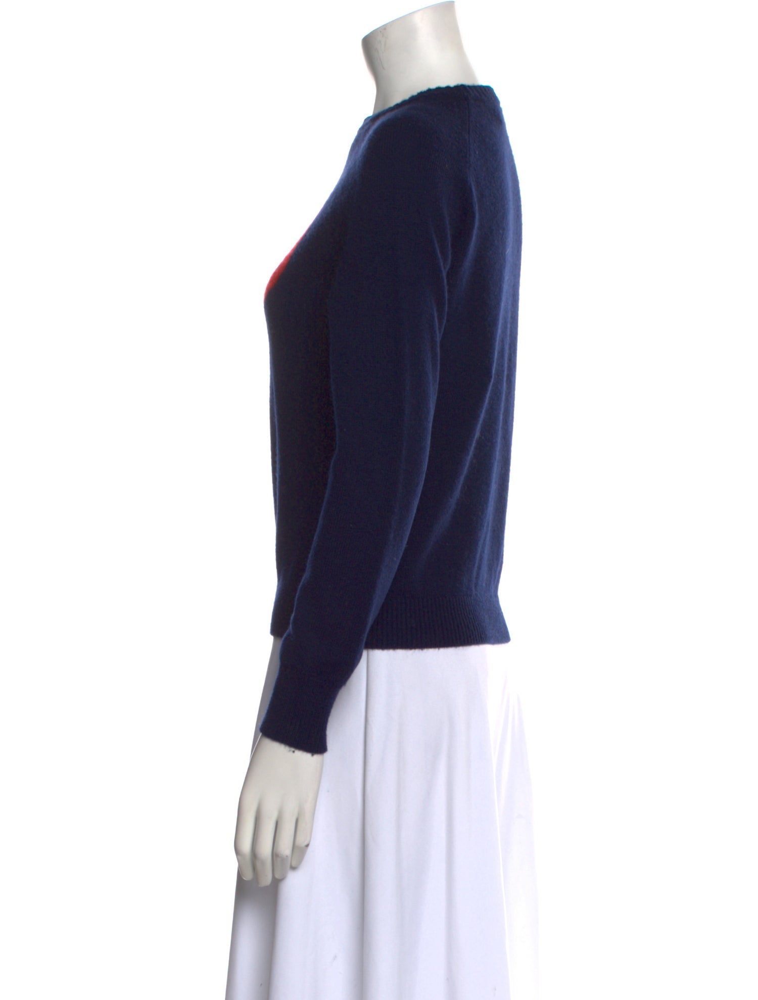 Beau Souci Wool Graphic Print Sweater