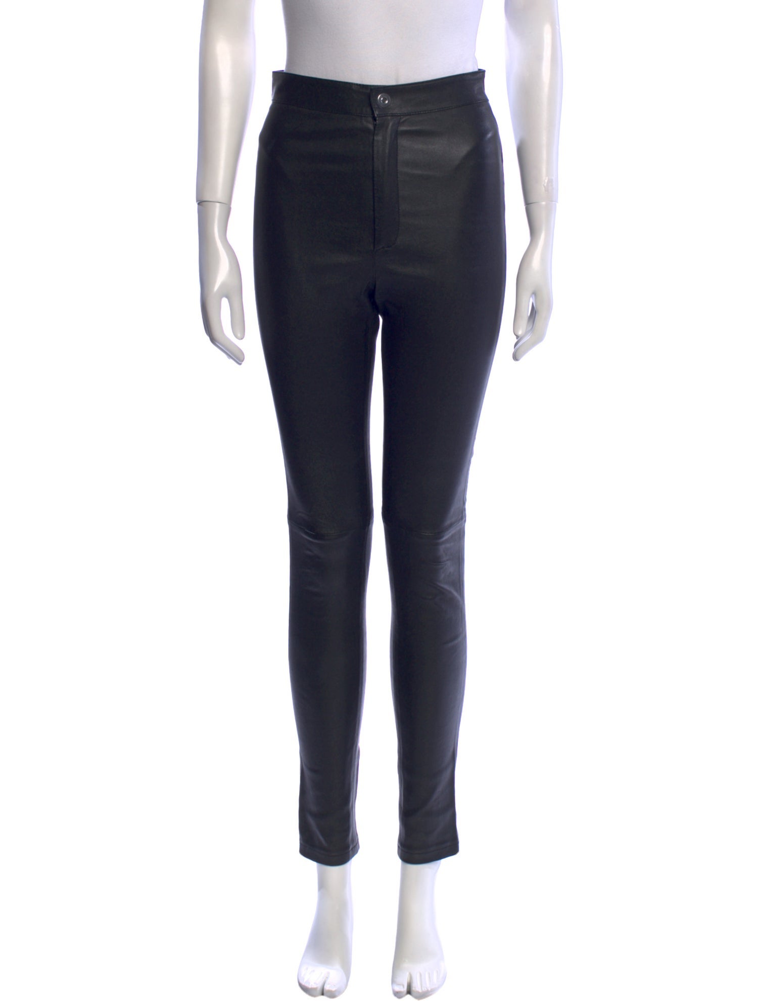 Beau Souci Leather Skinny Leg Pants