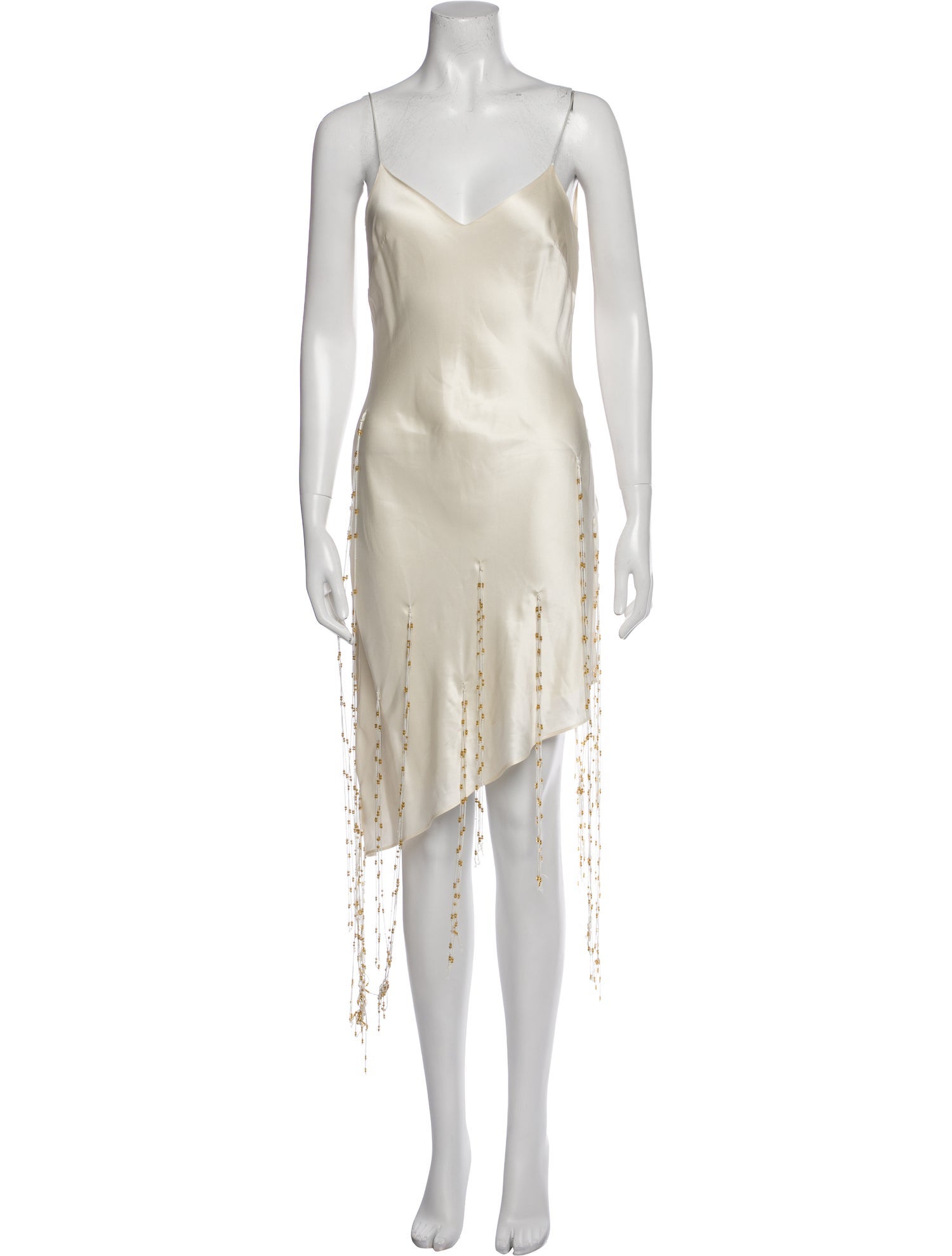 Beau Souci Silk Knee-Length Dress