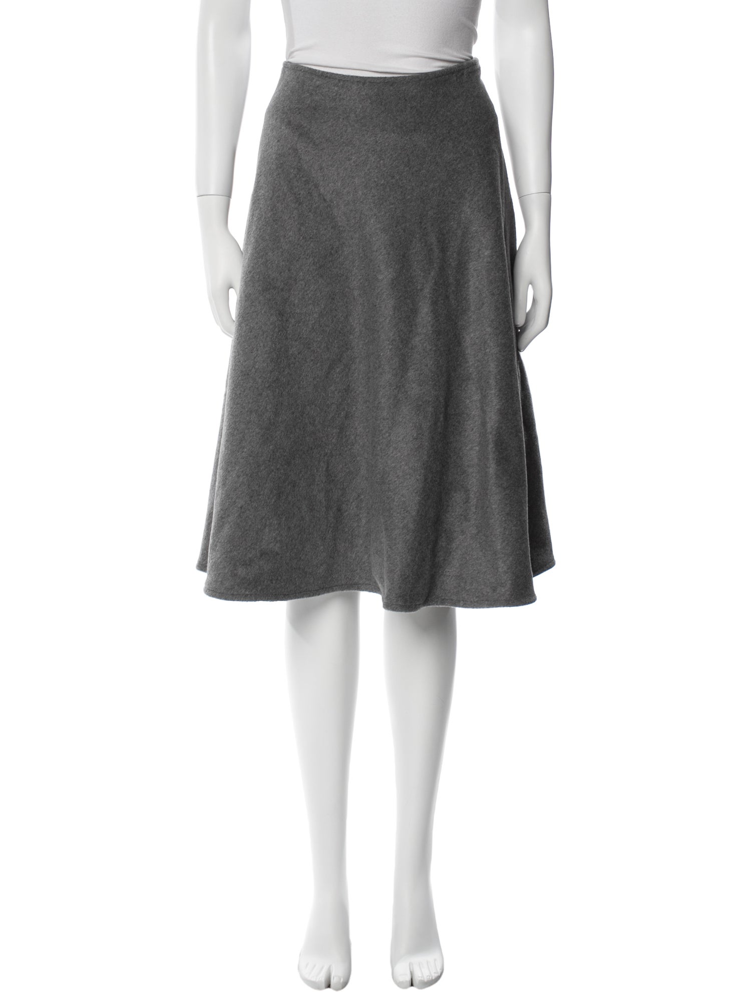Blanca Vita Wool Knee-Length Skirt
