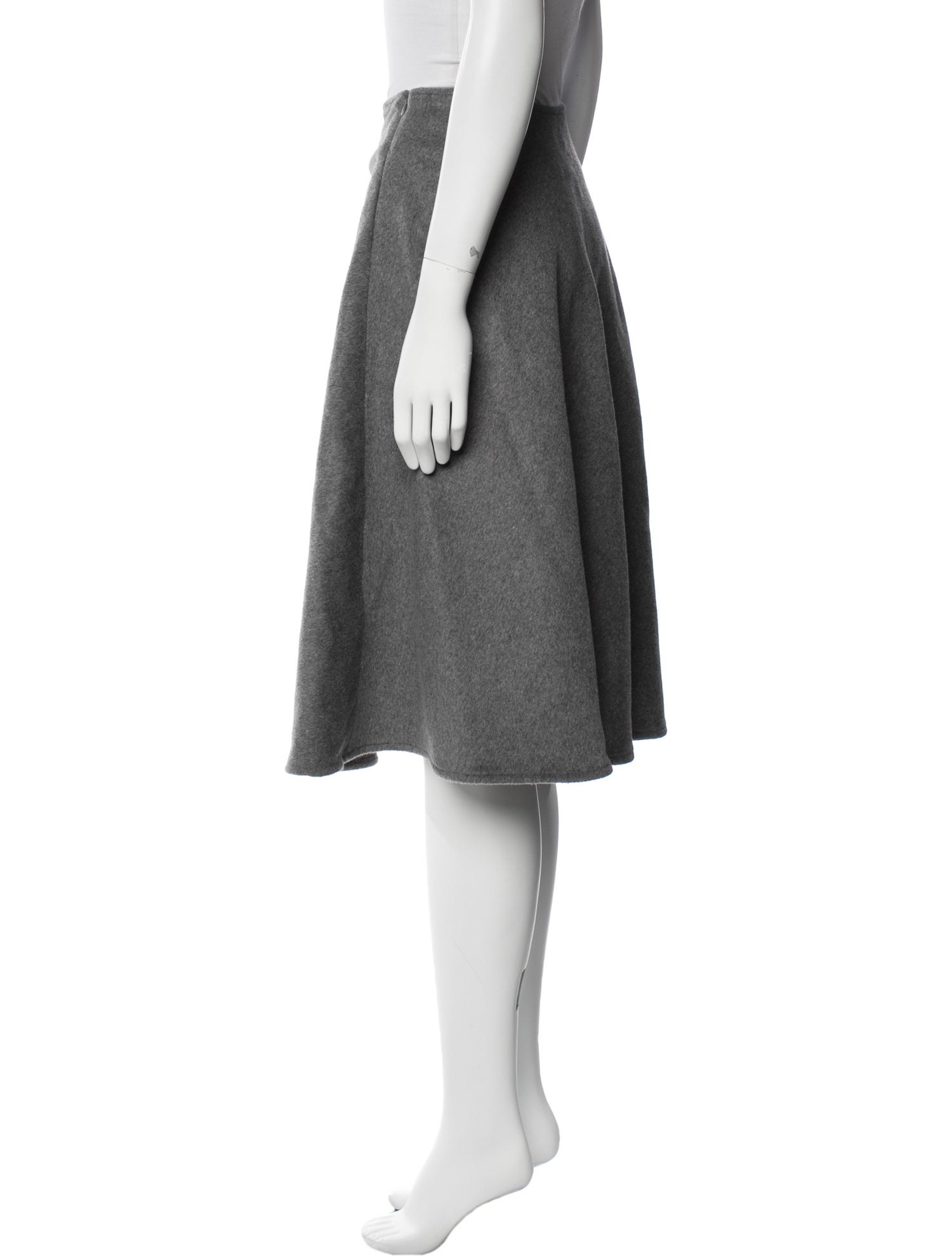 Blanca Vita Wool Knee-Length Skirt