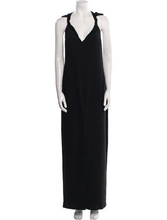 Blanca Vita V-Neck Long Dress