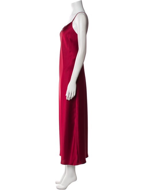 Blanca Vita Satin Midi Length Dress