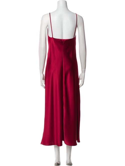 Blanca Vita Satin Midi Length Dress