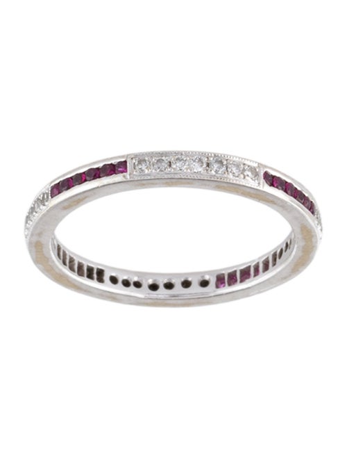 Beverley K 18K Ruby & Diamond Eternity Band