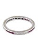 Beverley K 18K Ruby & Diamond Eternity Band