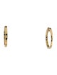 Bony Levy 18K 1.02ctw Diamond Hoop Earrings