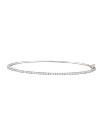 Bony Levy Bangle 18K Diamond Stacking Bracelet