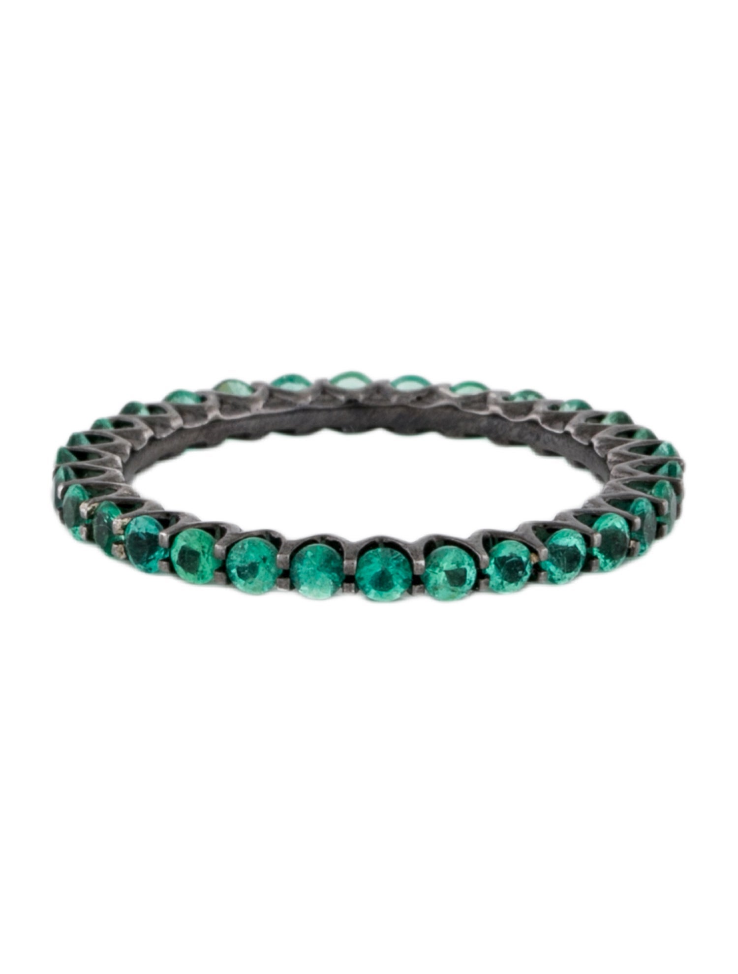 Bony Levy 18K Emerald Eternity Band
