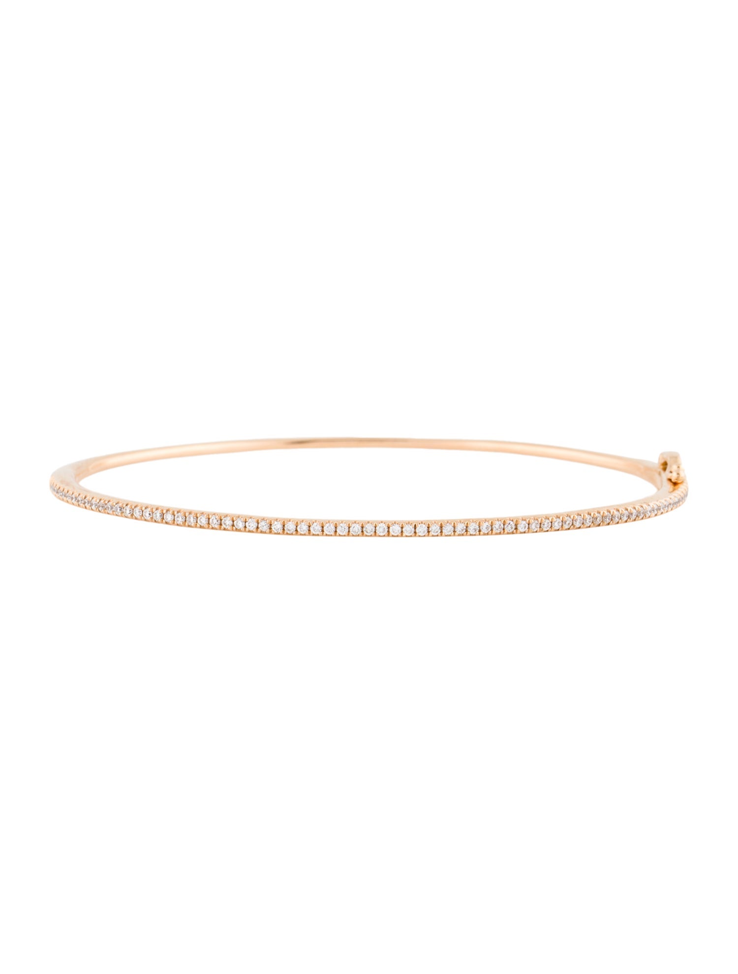 Bony Levy 18K Diamond Stacking Bangle Bracelet