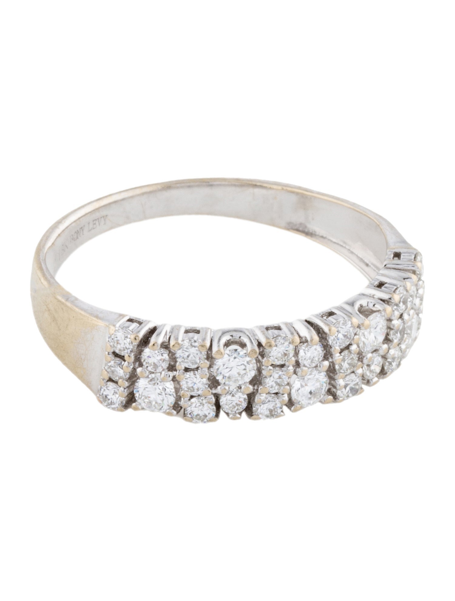 Bony Levy 18K Diamond Two-Tone Band