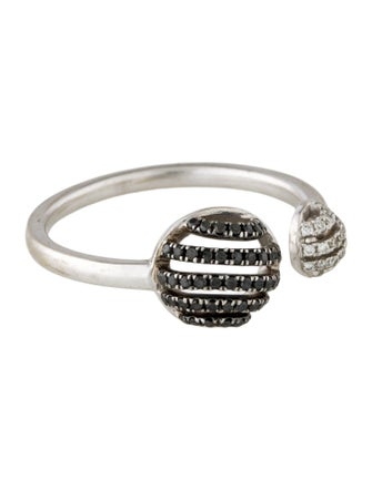 Bony Levy 18K Diamond Pave Open Ring