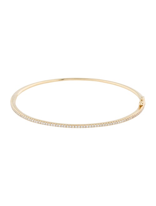 Bony Levy 18K Diamond Skinny Stackable Bangle