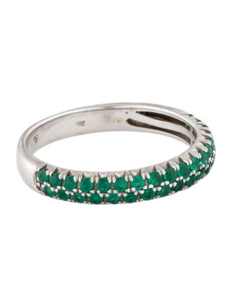 Bony Levy 18K Emerald Dome Band