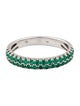 Bony Levy 18K Emerald Dome Band