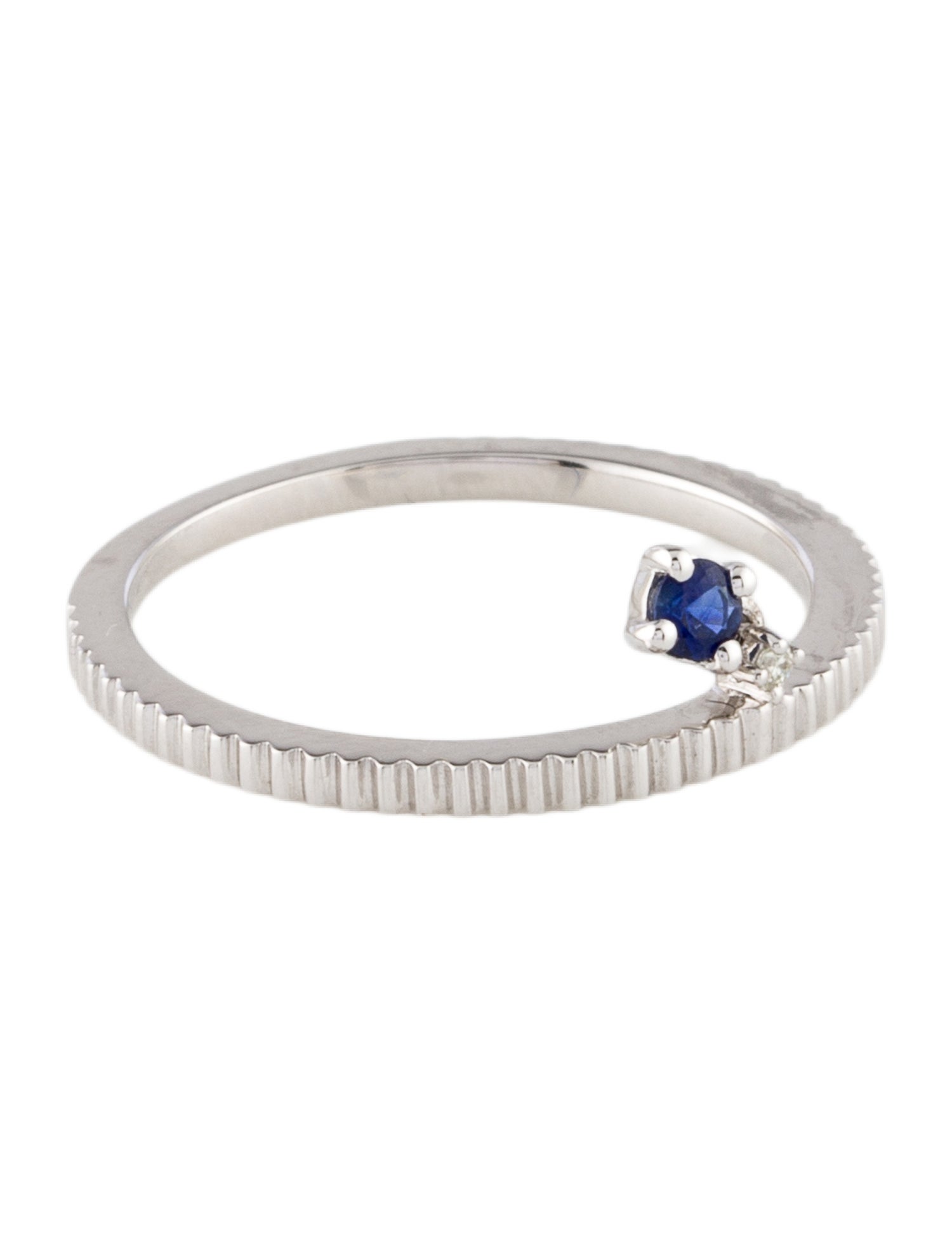 Bony Levy 18K Sapphire & Diamond Charm Ring