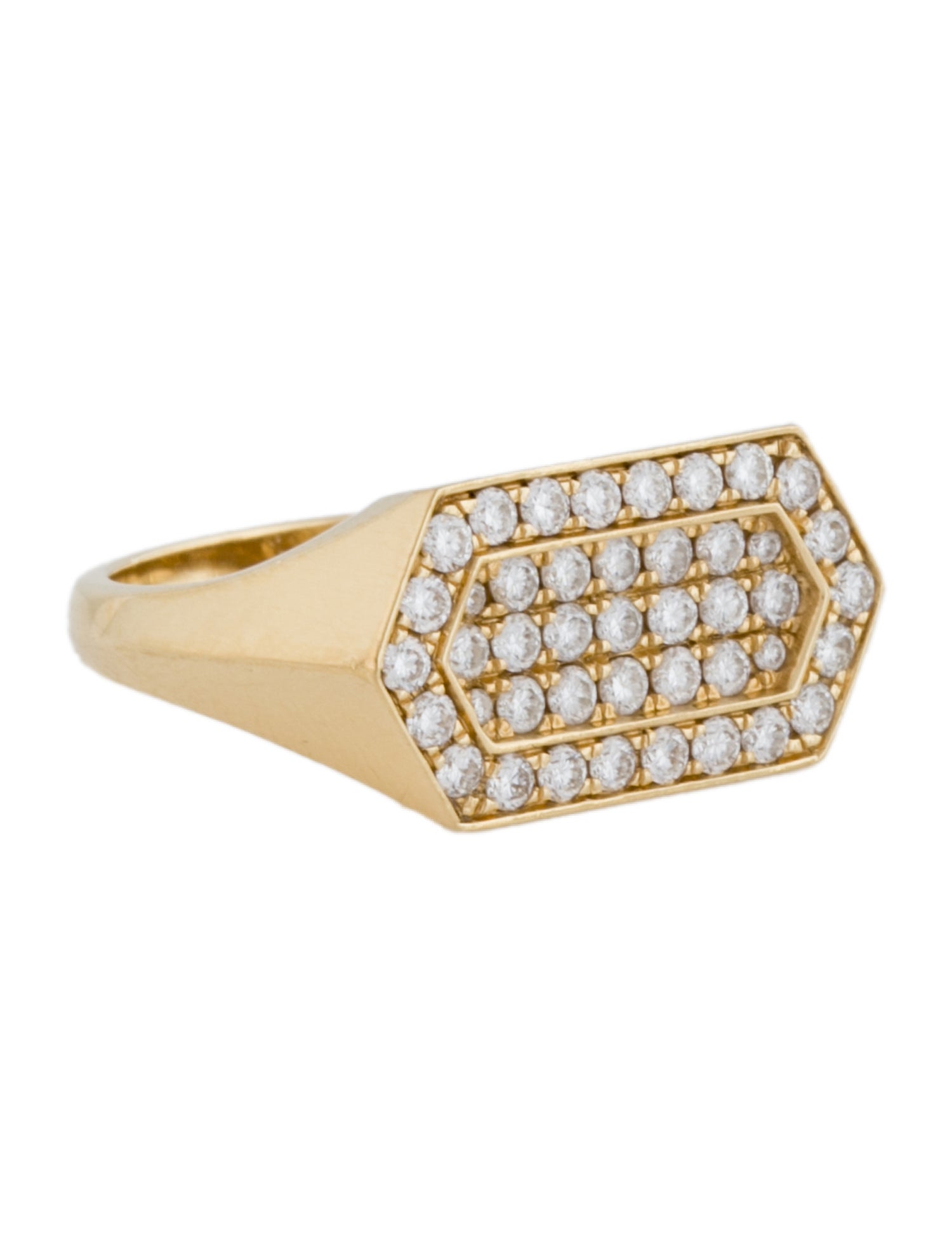 Bony Levy 18K Diamond Signet Ring