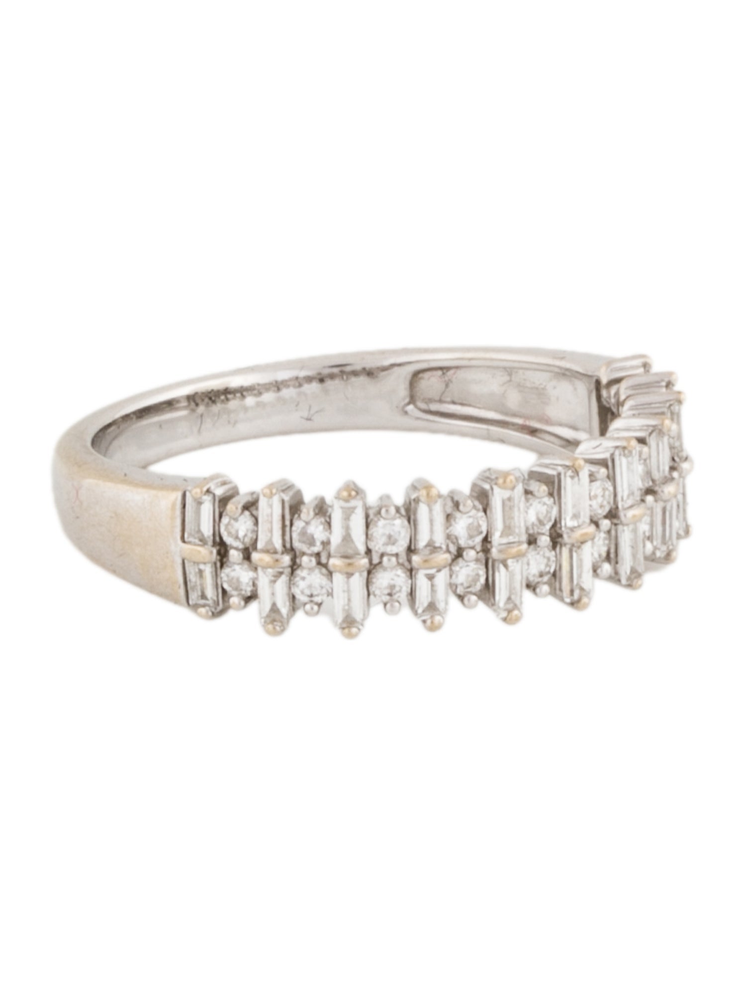 Bony Levy 18K Diamond Two Row Band
