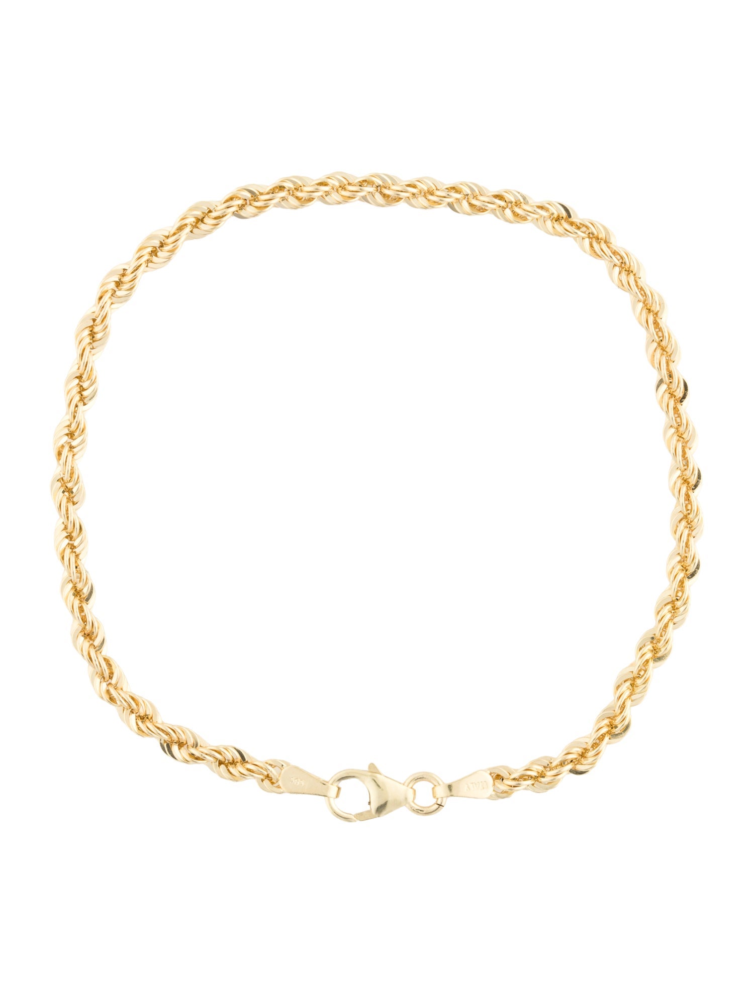 Bony Levy 14K Rope Chain Bracelet