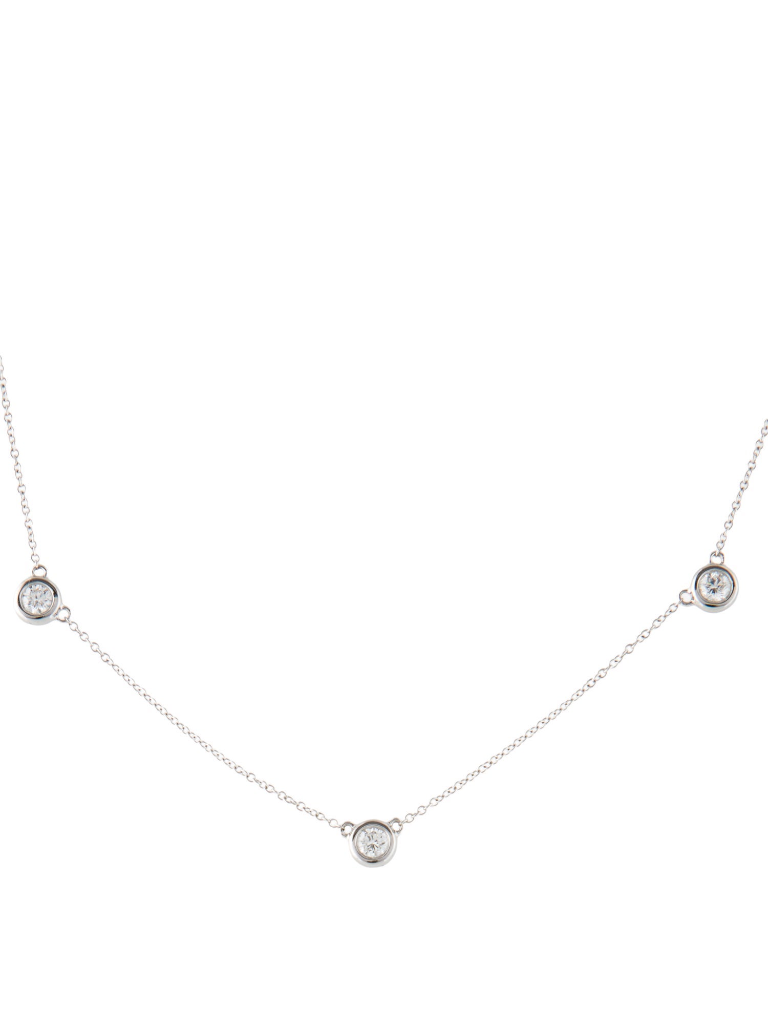 Bony Levy 18K Diamond Station Necklace