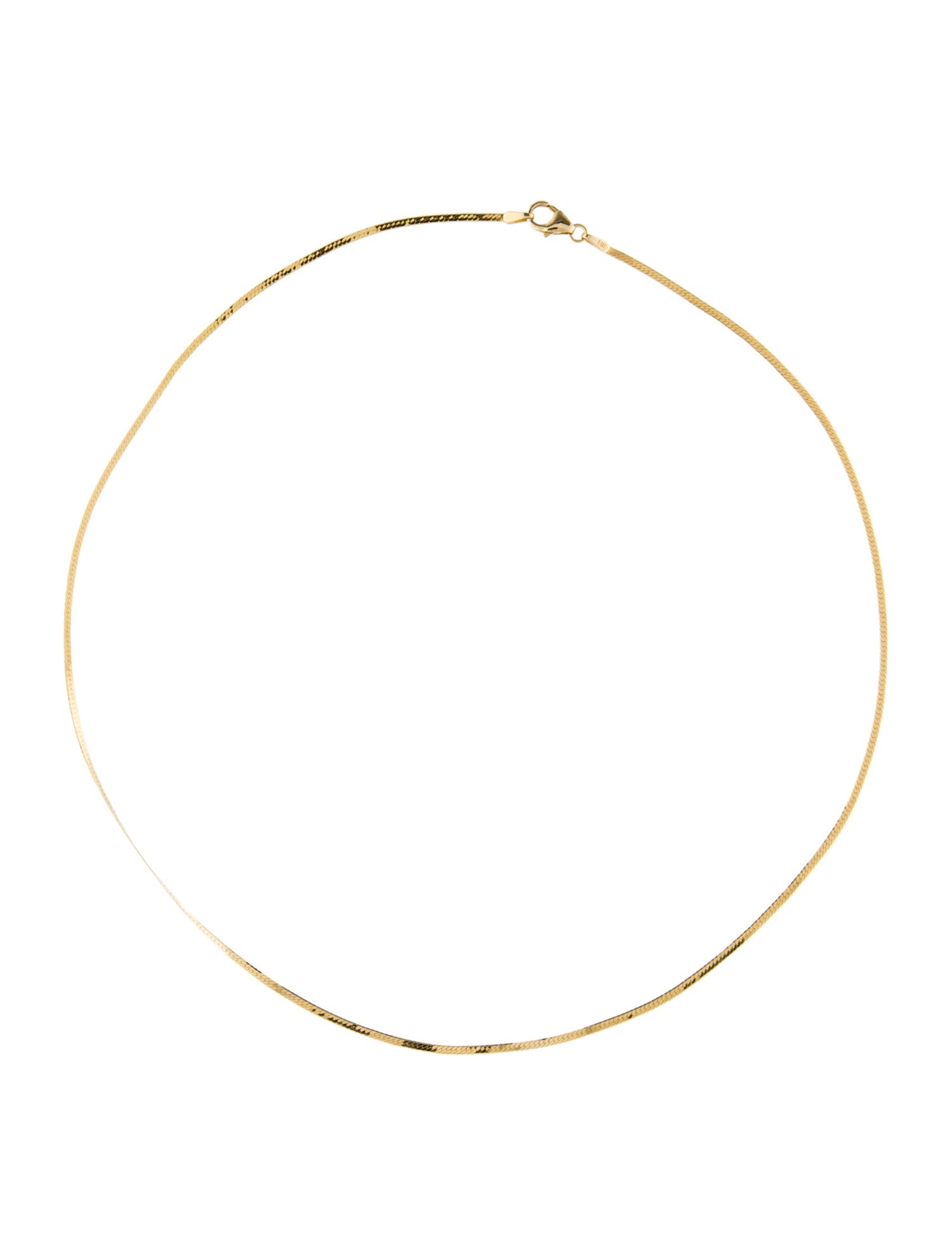 Bony Levy 14K Herringbone Chain Necklace