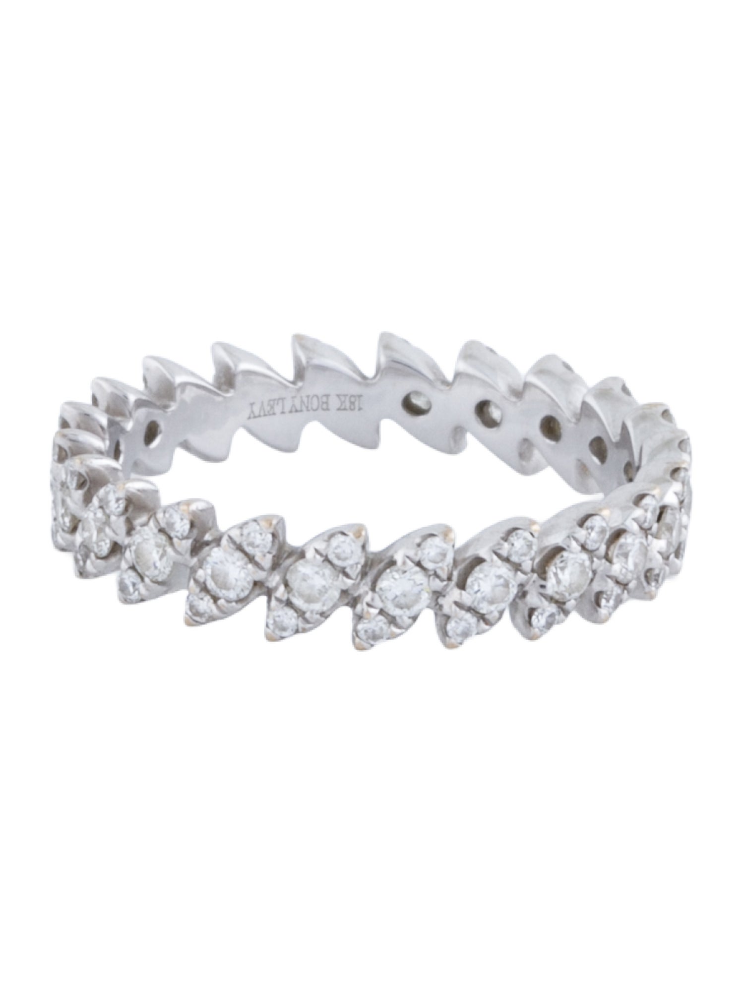 Bony Levy 18K Diamond Audrey Geometric Eternity Ring
