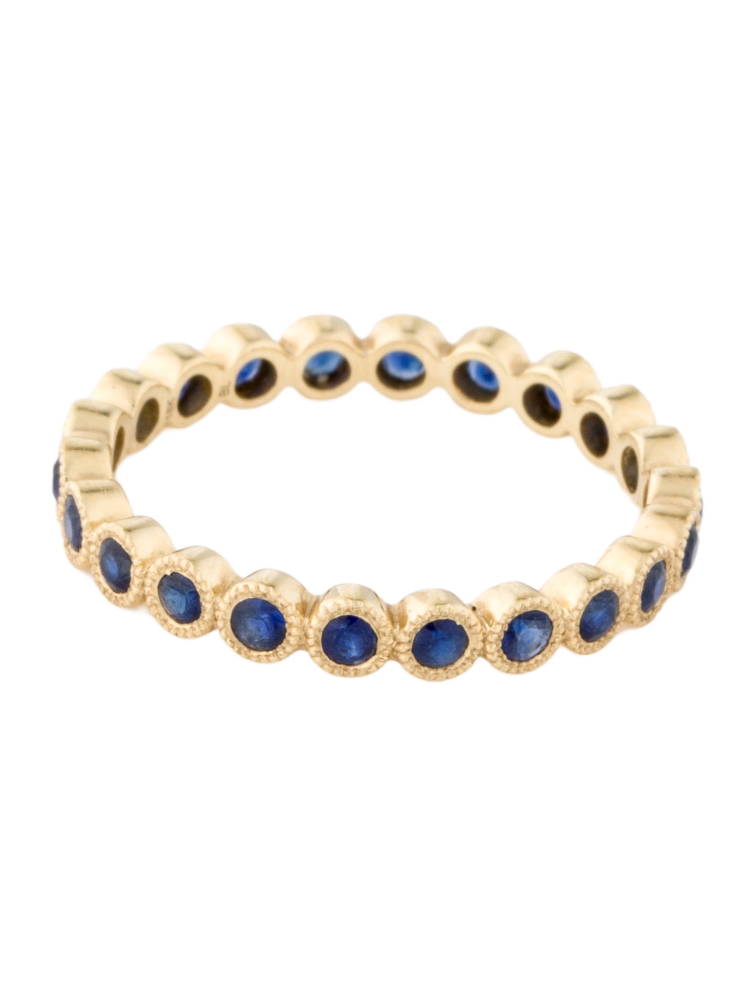 Bony Levy 18K Sapphire Feu Et Eau Eternity Ring
