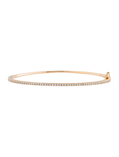 Bony Levy 18K Diamond Skinny Stackable Bangle Bracelet
