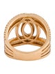 Bony Levy 18K Diamond Double Interlock Cocktail Ring