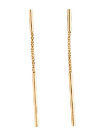 Bony Levy 14K Linear Drop Earrings