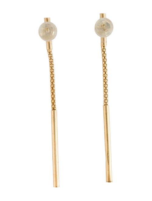 Bony Levy 14K Linear Drop Earrings