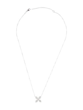 Bony Levy 18K Diamond Flower Pendant Necklace