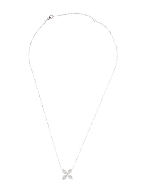 Bony Levy 18K Diamond Flower Pendant Necklace