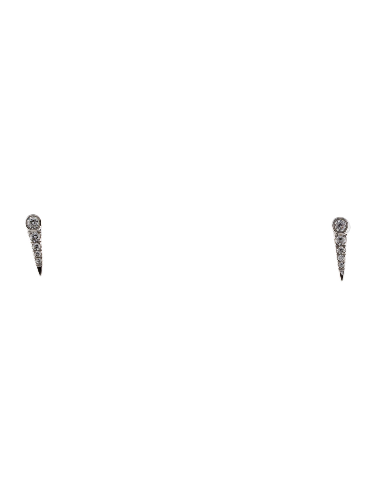 Bony Levy 18K Diamond Spike Stud Earrings