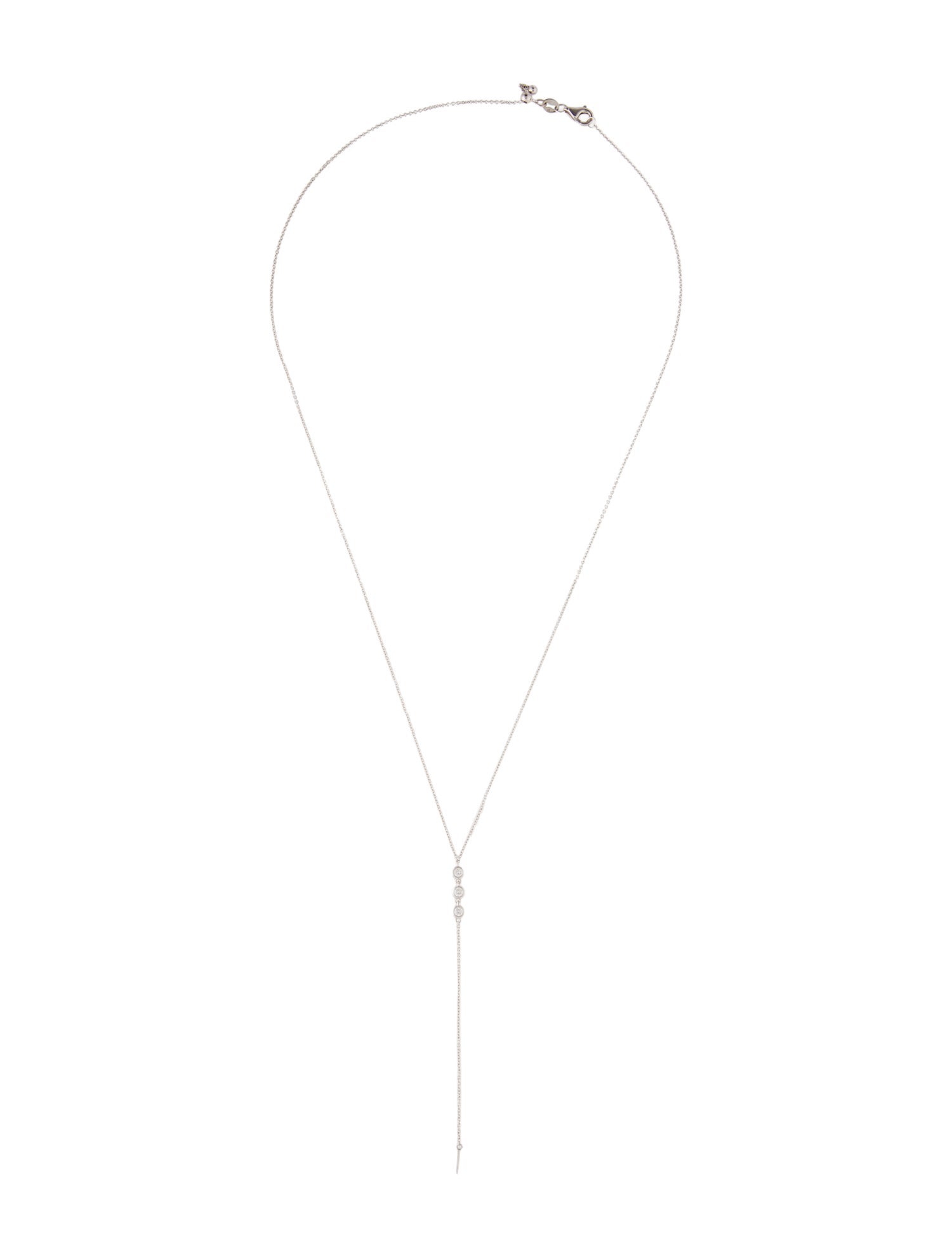 Bony Levy 18K Diamond Lavalier Necklace