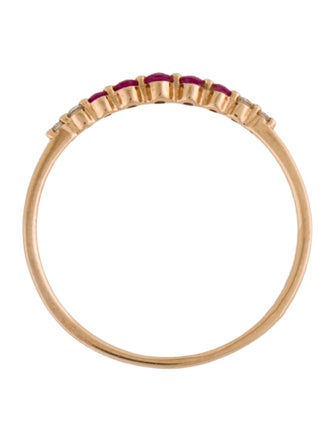 Bony Levy 18K Ruby & Diamond Band Ring