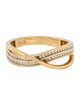 Bony Levy 18K Diamond Crossover Ring