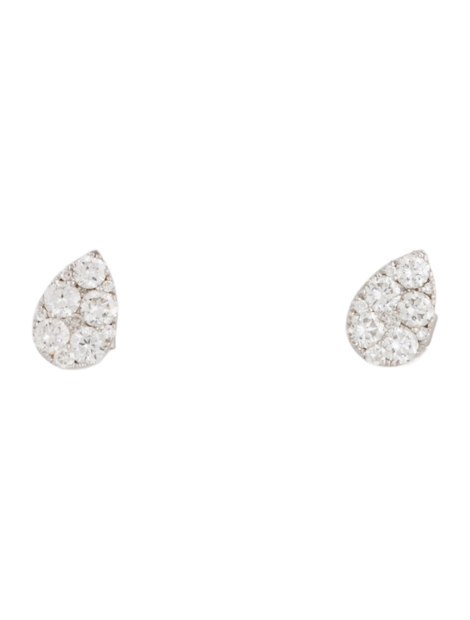 Bony Levy 18K Diamond Cluster Stud Earrings