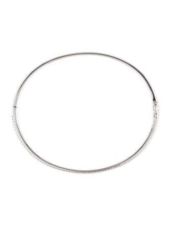 Bony Levy 18K Diamond Skinny Stackable Bangle Bracelet