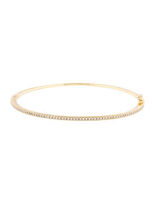 Bony Levy 18K Diamond Skinny Stackable Bangle