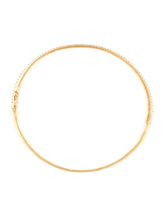 Bony Levy 18K Diamond Skinny Stackable Bangle