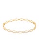 Bony Levy 18K Diamond Chain Hinged Bangle Bracelet