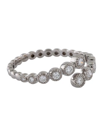 Bony Levy 18K Diamond Bypass Band