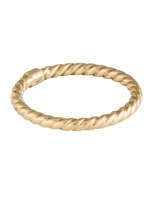 Bony Levy 18K Hollow Stackable Band