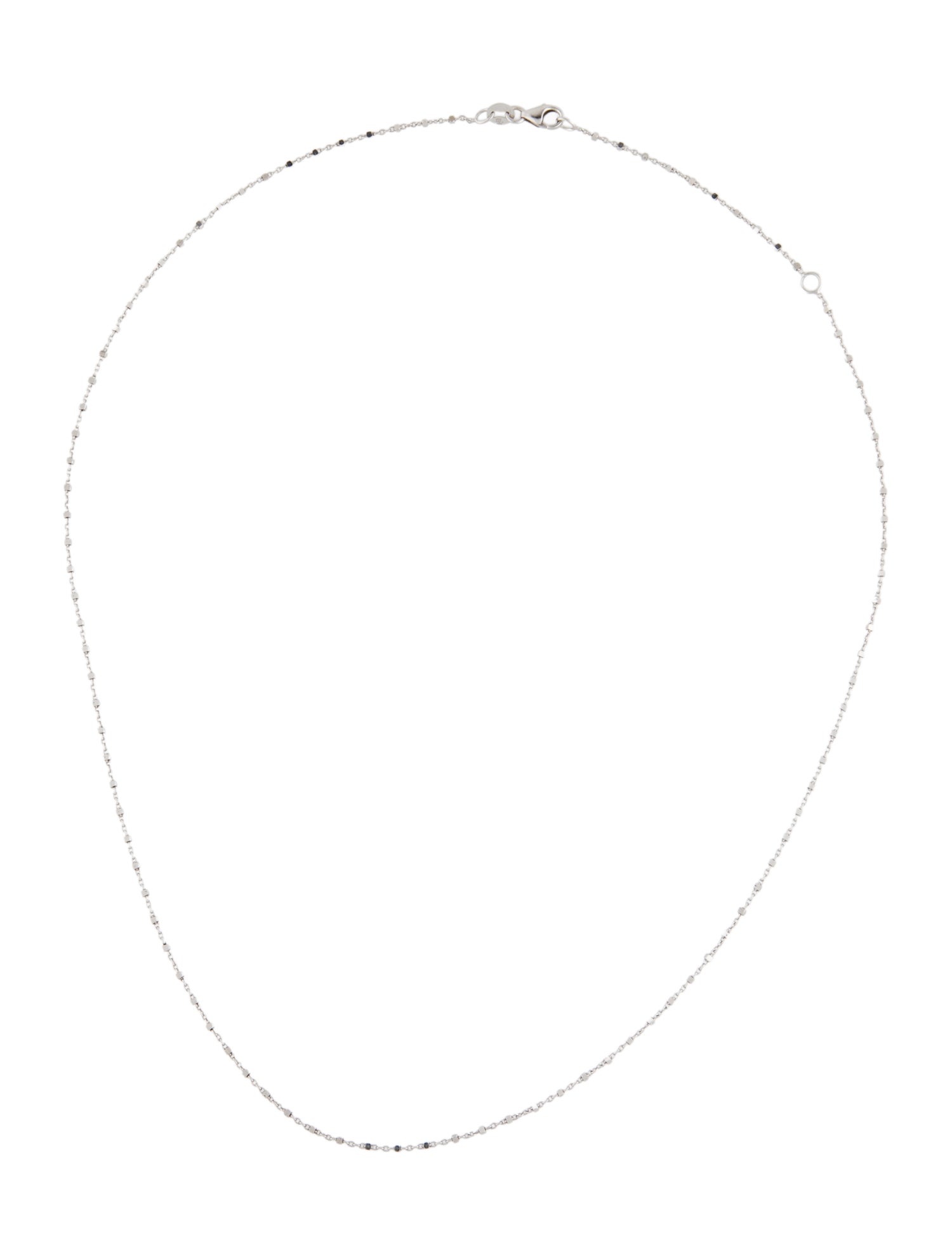 Bony Levy 14K Beaded Chain Station Necklace