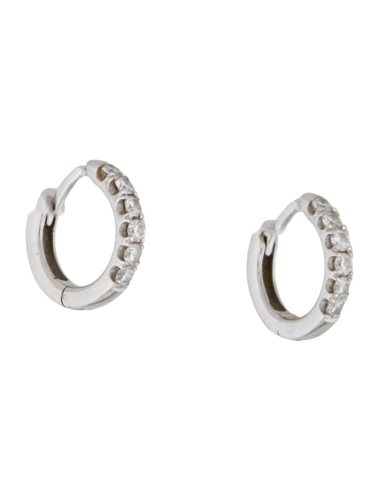 Bony Levy 18K Diamond Audrey Huggie Earrings